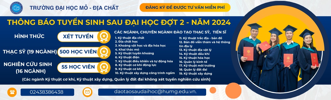 Thông báo tuyển sinh SĐH đợt 2 năm 2024